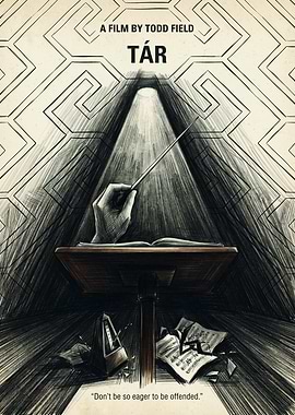 Tar Movie Psychological Drama Vintage Poster