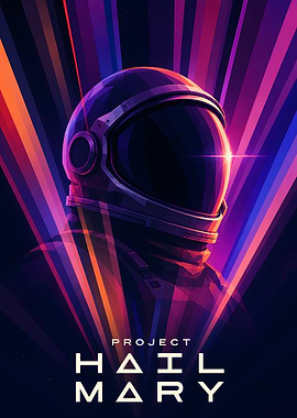 Project Hail Mary Astronaut Poster
