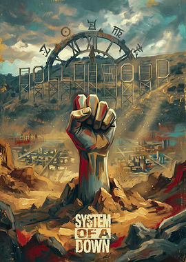 System of a Down Hollywood Poster