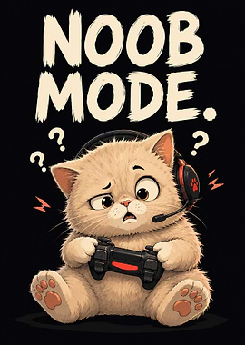 Noob Mode Gaming Kitten