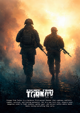 Escape From Tarkov Soldiers Poster