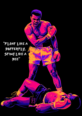 Muhammad Ali Pop Art Poster