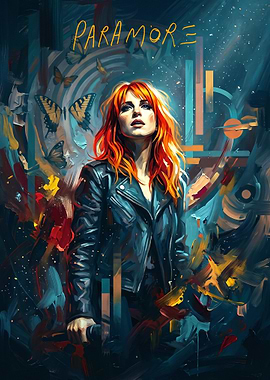 Hayley Williams Paramore Artistic Portrait