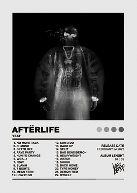 Yeat Afterlyfe Album Poster
