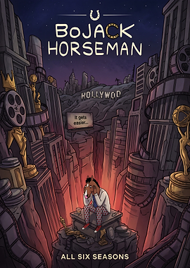 BoJack Horseman All Six Seasons Poster