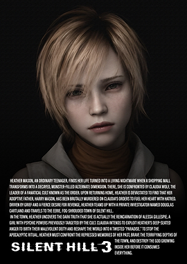 Silent Hill 3 Heather Mason Poster