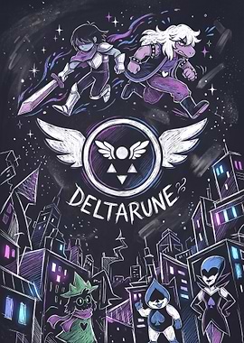 Deltarune Game Poster Art