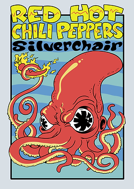 Red Hot Chili Peppers Silverchair Poster
