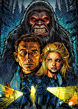 Bigfoot Horror Comic Book Cover