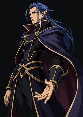 Elf Prince in Royal Armor