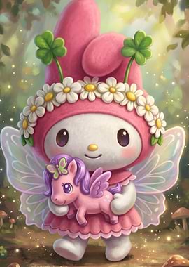 My Melody Fairy with Pegasus Toy