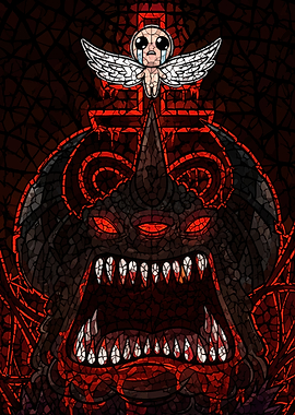 The Binding of Isaac Stained Glass