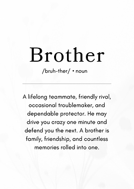 Brother Definition