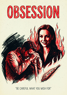 Obsession horror Movie scary Poster Art