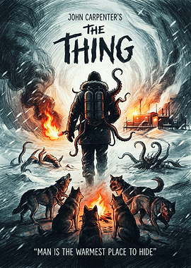John Carpenter's The Thing 1982 horror movie scary