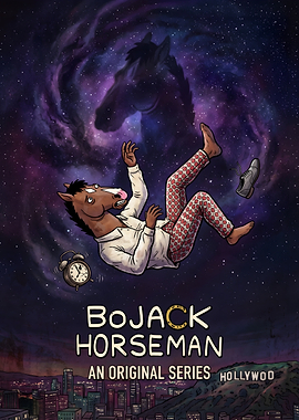 BoJack Horseman Falling Through Space Poster