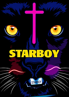 The Weeknd Starboy Panther Graphic