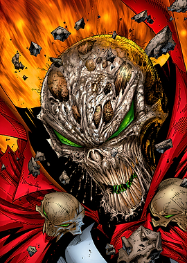 Spawn Comic Book Cover Art