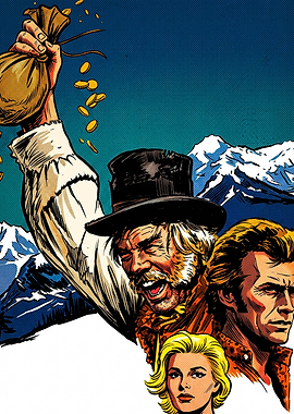 Vintage Western Movie Poster Art