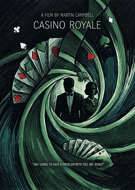 Casino Royale Movie 007 Spy Thriller Poster