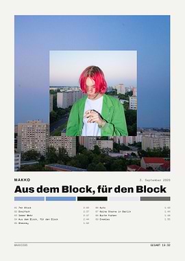 Makko Aus dem Block Album Poster