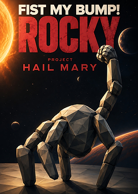 Project Hail Mary Rocky Fist Bump