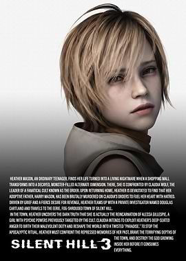 Silent Hill 3 Heather Mason Poster