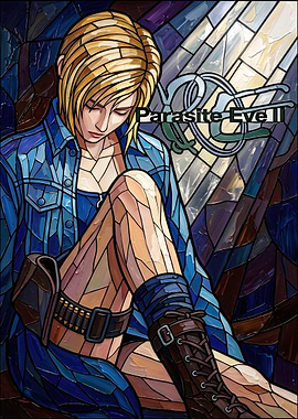 Aya Brea Stained Glass Art