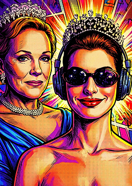 The Princess Diaries Pop Art Portrait