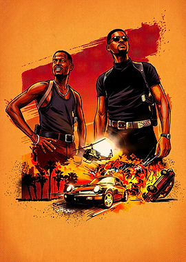 Bad Boys Movie Poster Art