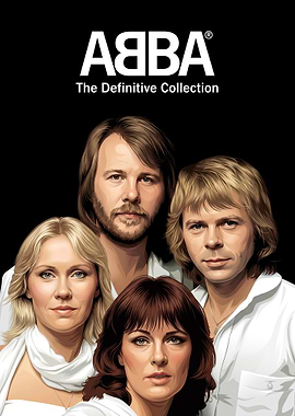 ABBA The Definitive Collection Poster