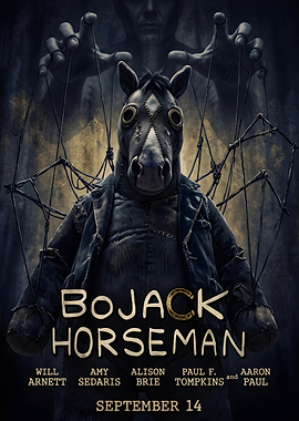 BoJack Horseman Dark Puppet Poster