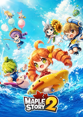 MapleStory 2 Summer Adventure Poster