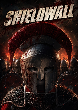 Shieldwall Spartan Warrior Poster