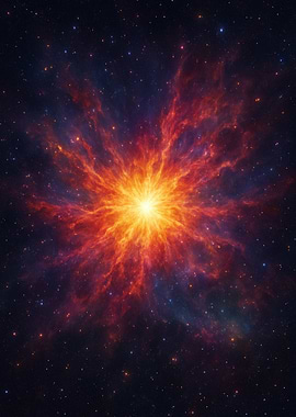 Vibrant Supernova Explosion