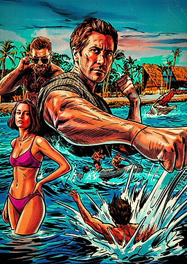 Road House Movie Poster Art