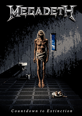 Megadeth Countdown to Extinction Album Art