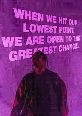Travis Scott Inspirational Quote Poster