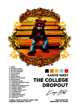 Kanye West The College Dropout Poster