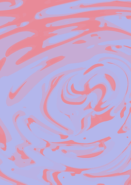 Abstract Pink and Lavender Swirls