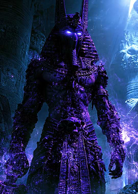 Anubis God of Death Dark Fantasy
