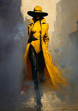 Noir Muse in Yellow