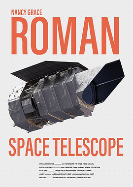 Nancy Grace Roman Space Telescope Poster