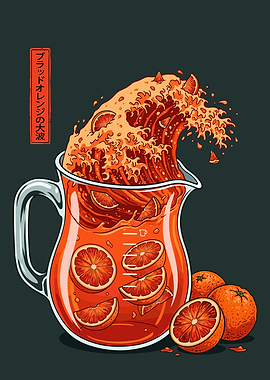 Great Wave Blood Orange Juice