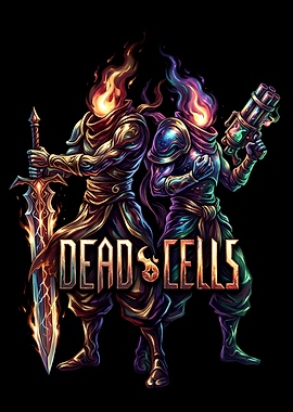 Dead Cells Flaming Warriors Artwork