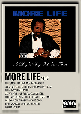 Drake More Life Minimalist Poster
