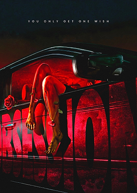 Dark Surreal Car Poster