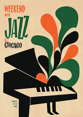 Weekend with Jazz in Chicago Poster