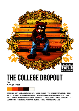Kanye West The College Dropout Poster