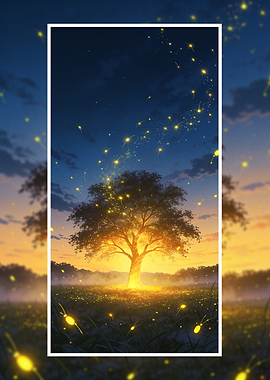 Firefly Twilight Tree